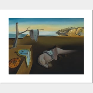 The Persistence of Memory Famous Painting By Dali T-Shirt Posters and Art